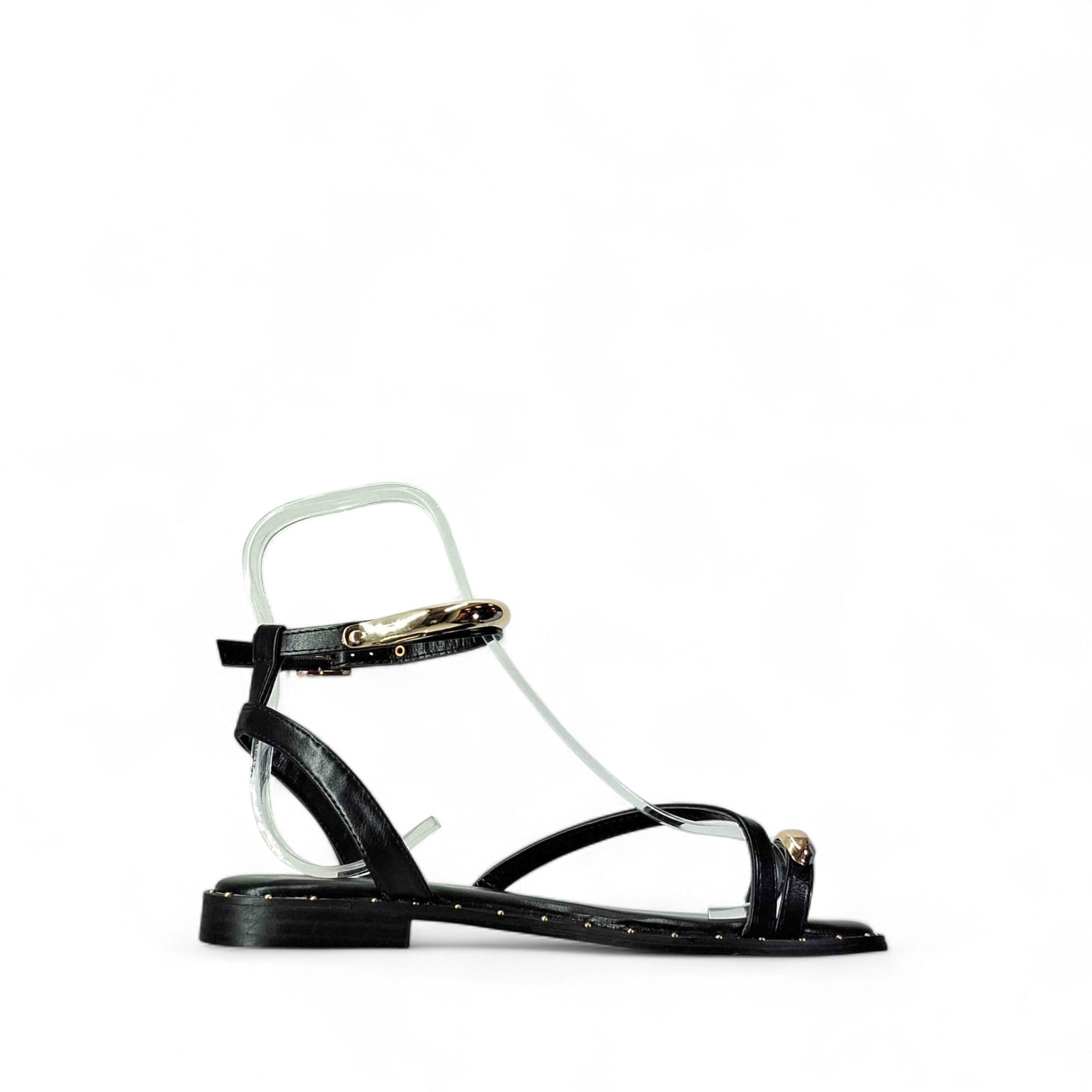 Kammi Kali Sandali Bassi da Donna – Nero - 2265