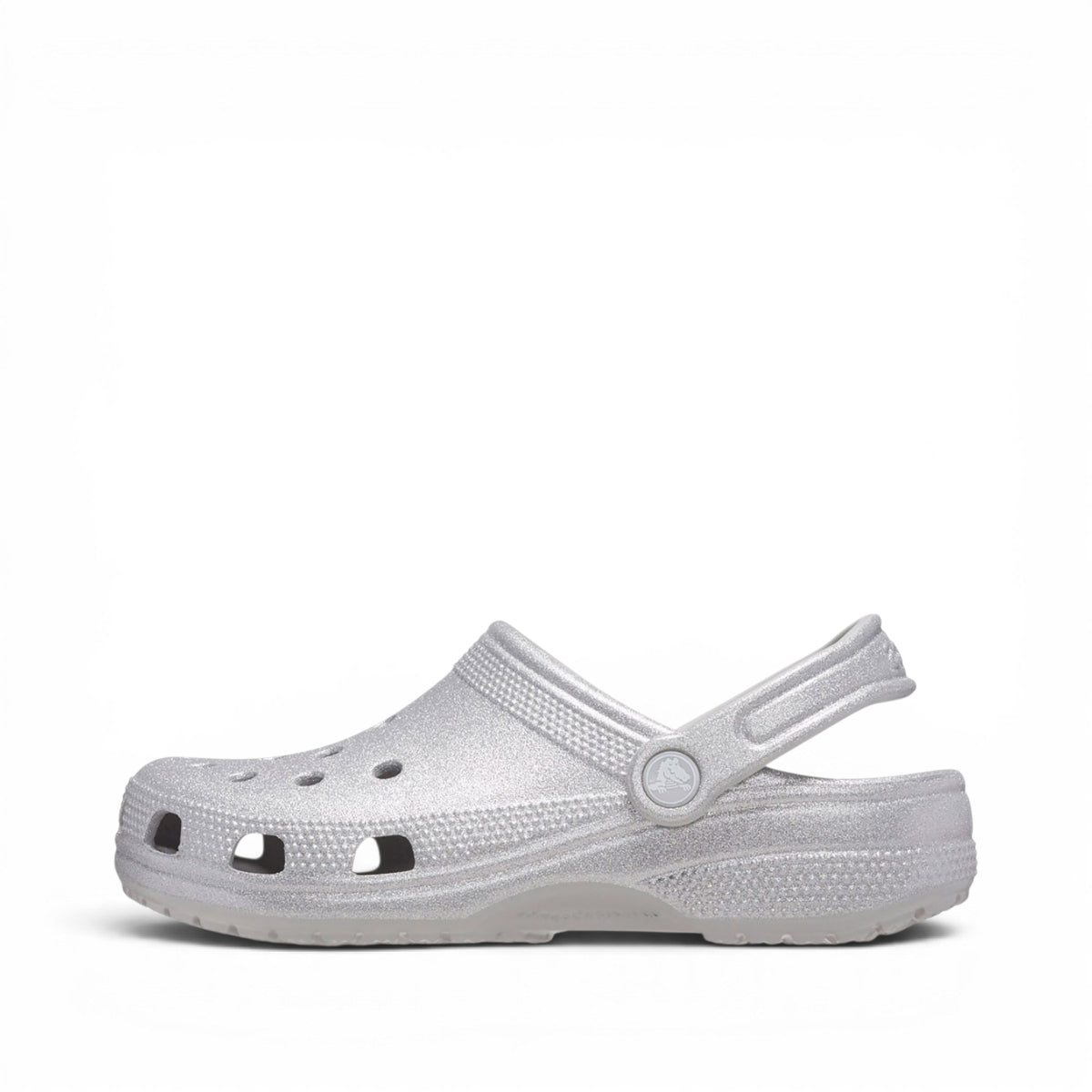 Crocs Calssic Glitter Clog W Ciabatte In Gomma da Donna – 205942 SIGL