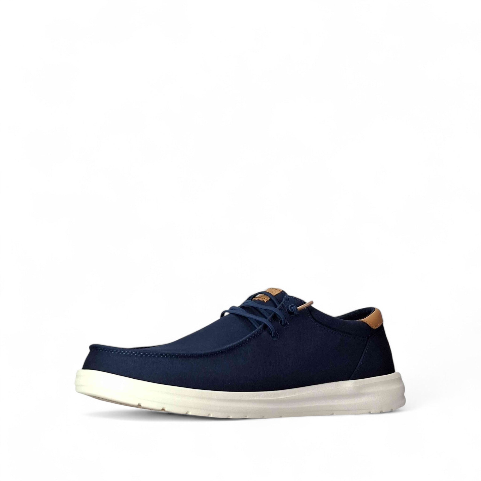 Dude Paul Canvas Scarpe Basse Senza Stringhe da Uomo – Navy - 43151 NAVY