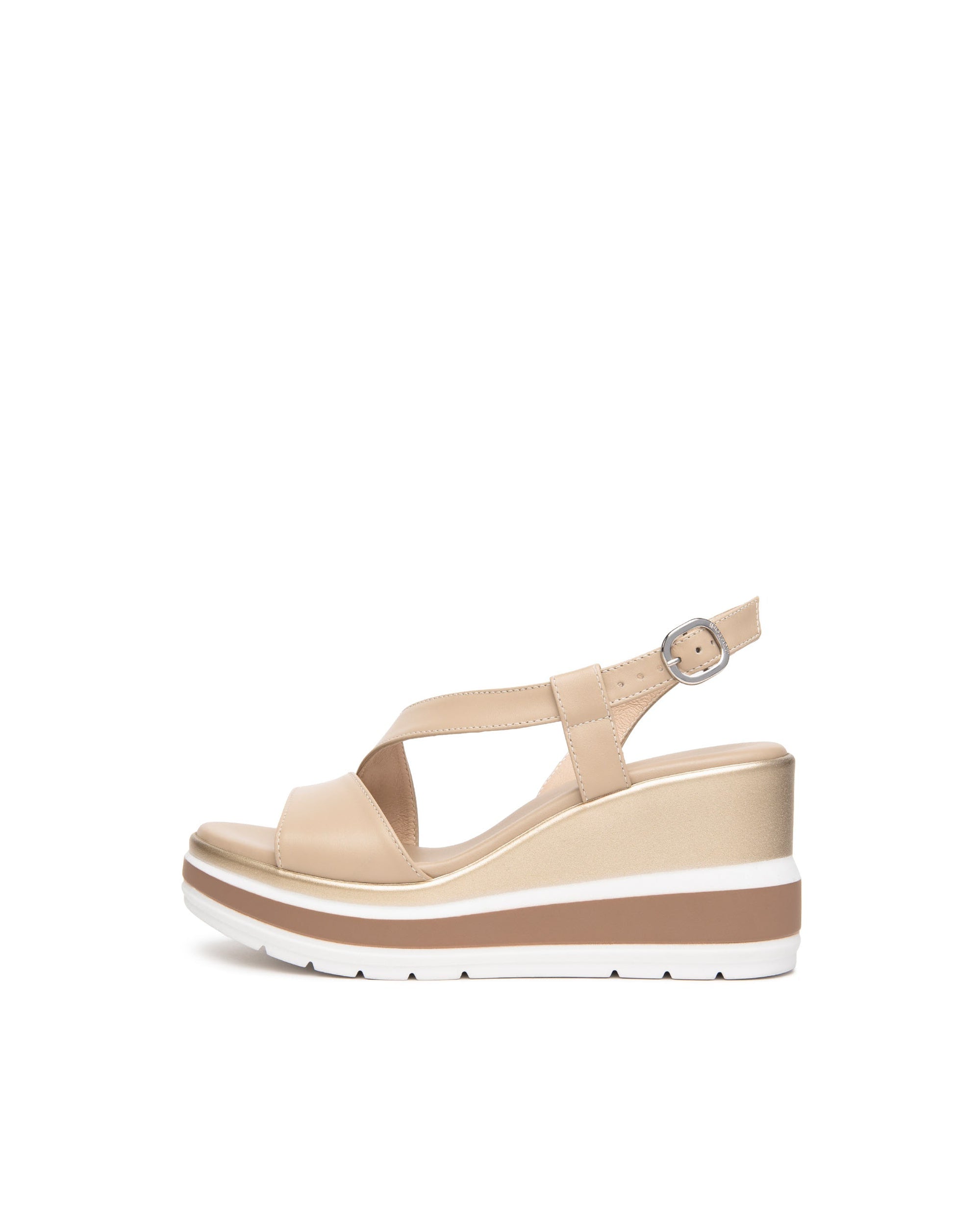 Nero Giardini Sandali con Zeppa da Donna – Lino - E513520D 453