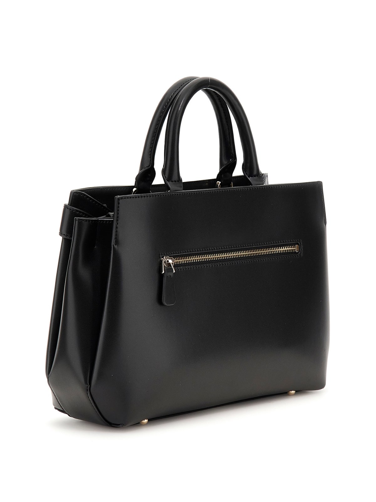 Guess Shopping Strutturate Lorelei Girlfriend Satchel da Donna – Nero
