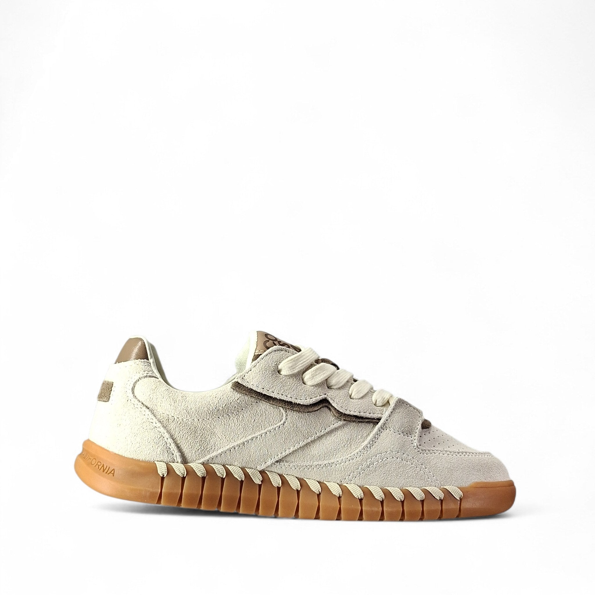 Colors of California Cow Suede Sneakers Basse da Donna – Ghiaccio - TAHOE08