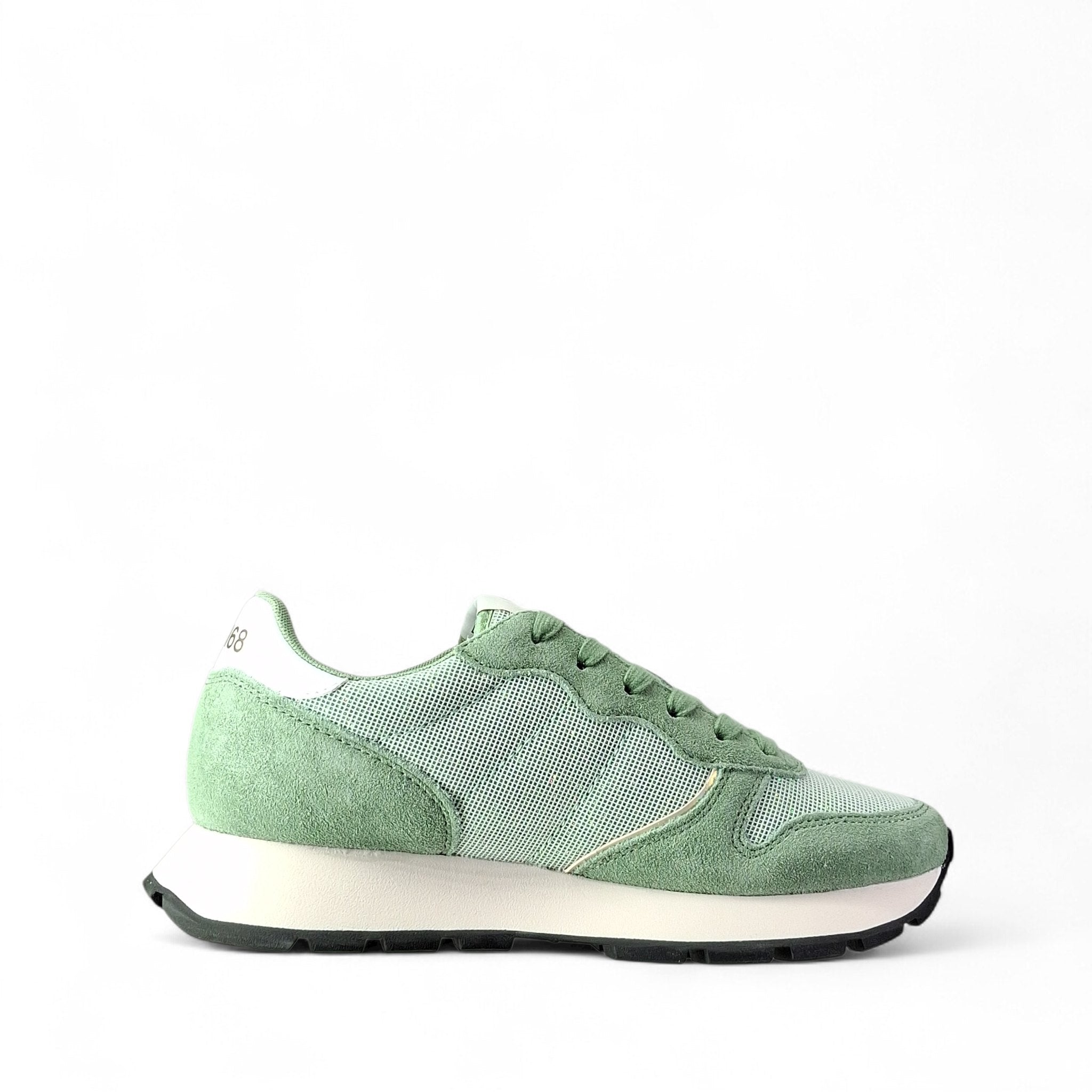 Sun68 Ally Glitter Sneakers Basse da Donna – Multicolor - Z36203 VERDE