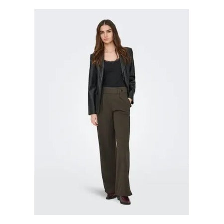 Jdy Geggo Pantaloni da Donna – Chocolate Brown – 15208430