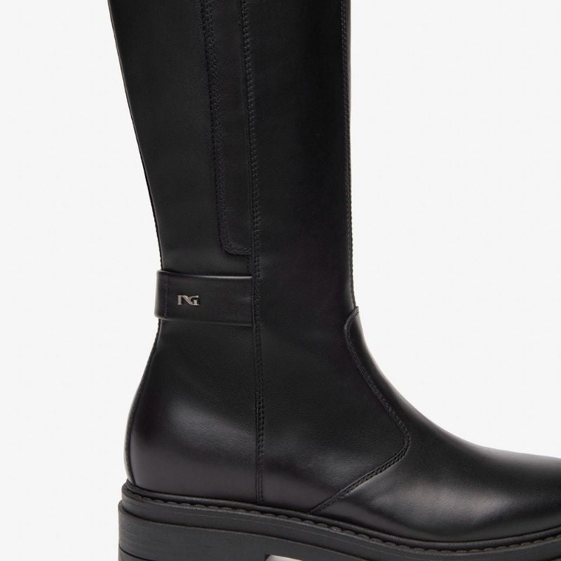 Nero Giardini Stivali senza Tacco da Donna – Nero