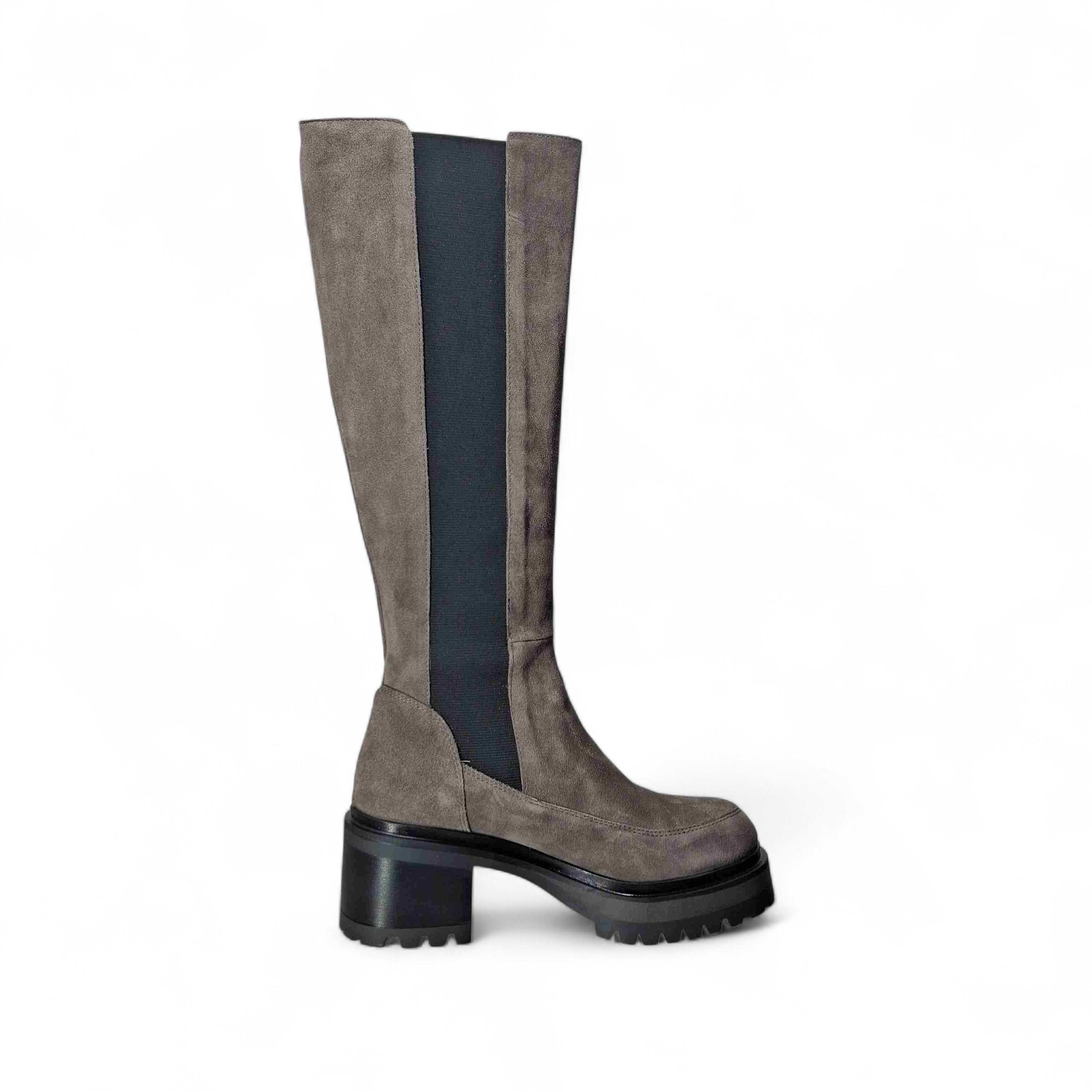 Kammi Stivali senza Tacco Divina da Donna – Grigio