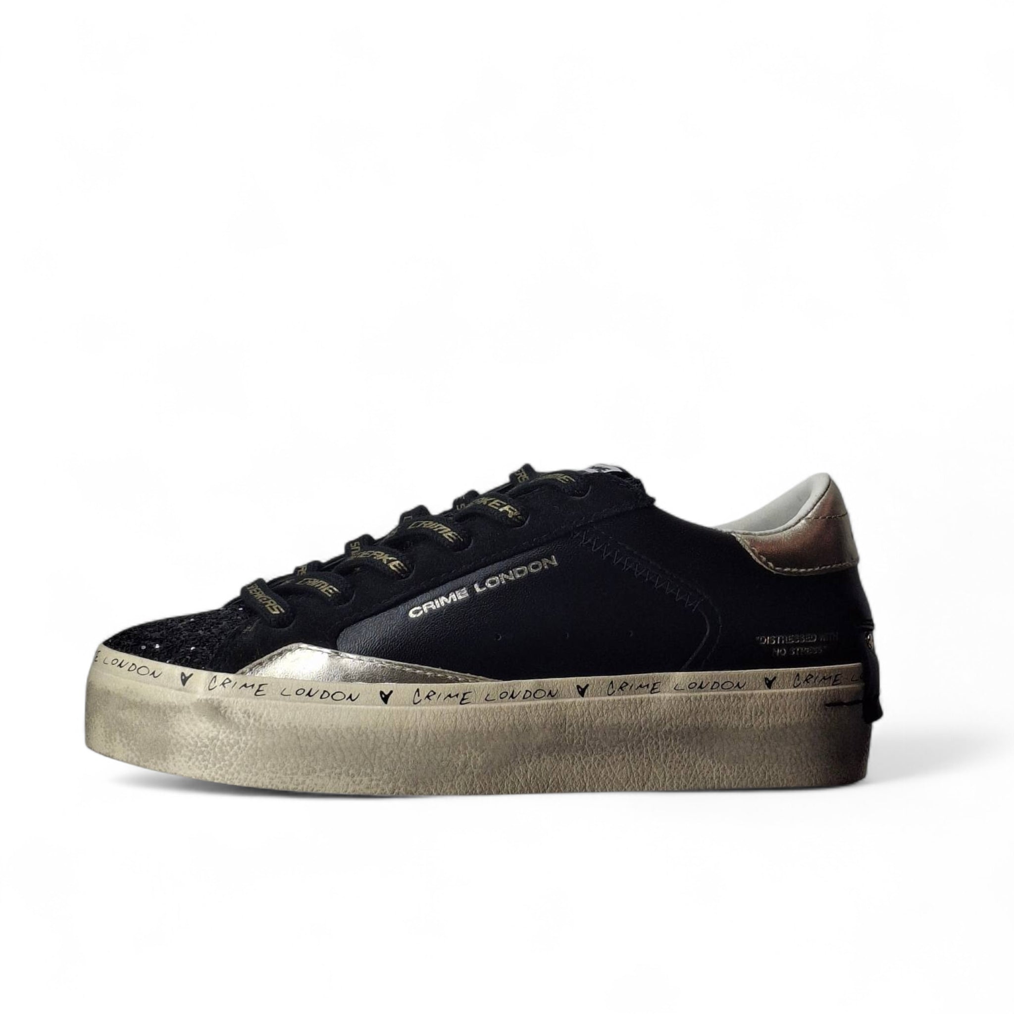 Crime London Sneakers Basse da Donna – Nero