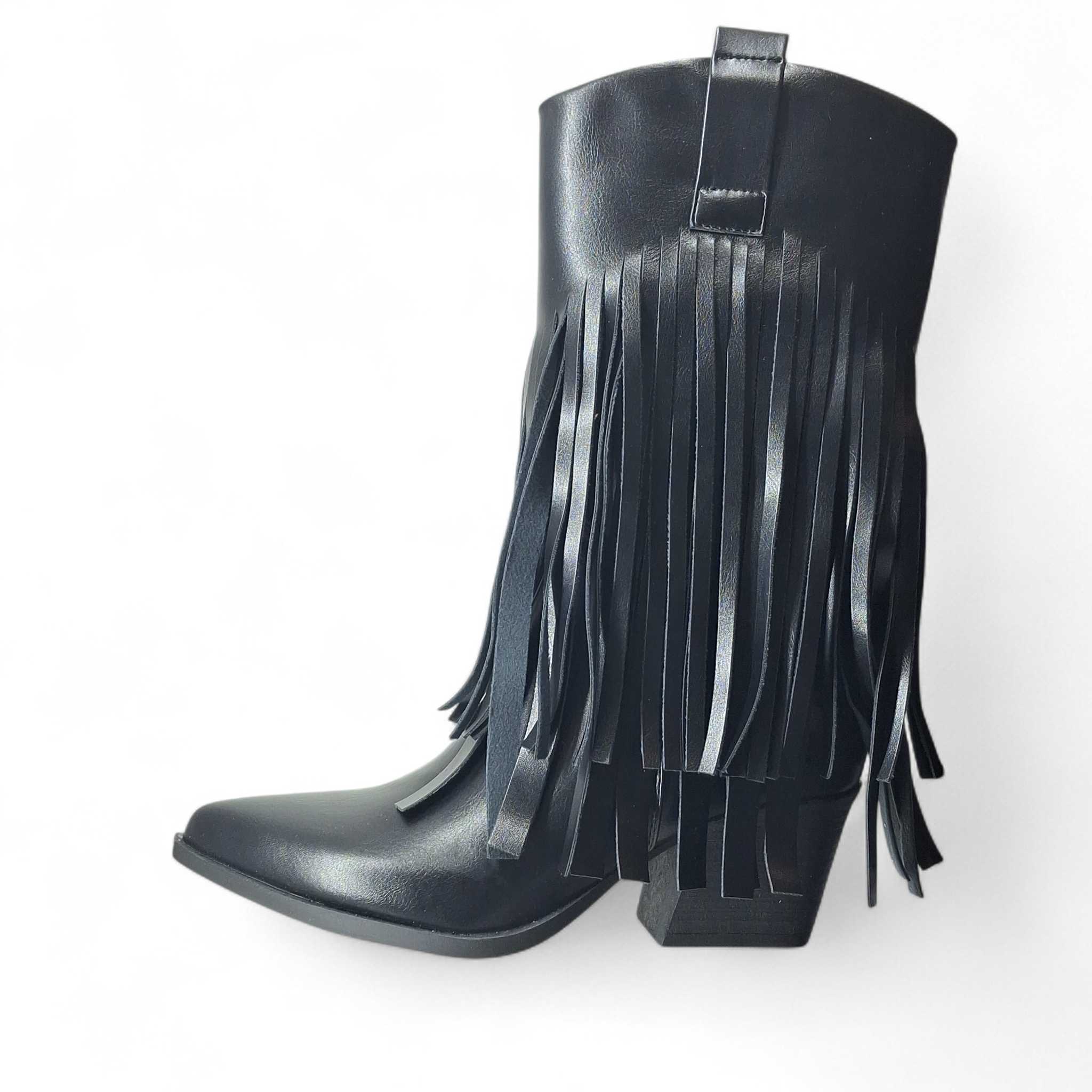 Kammi Texa Stivaletti Texani da Donna – Nero - 2180 NERO