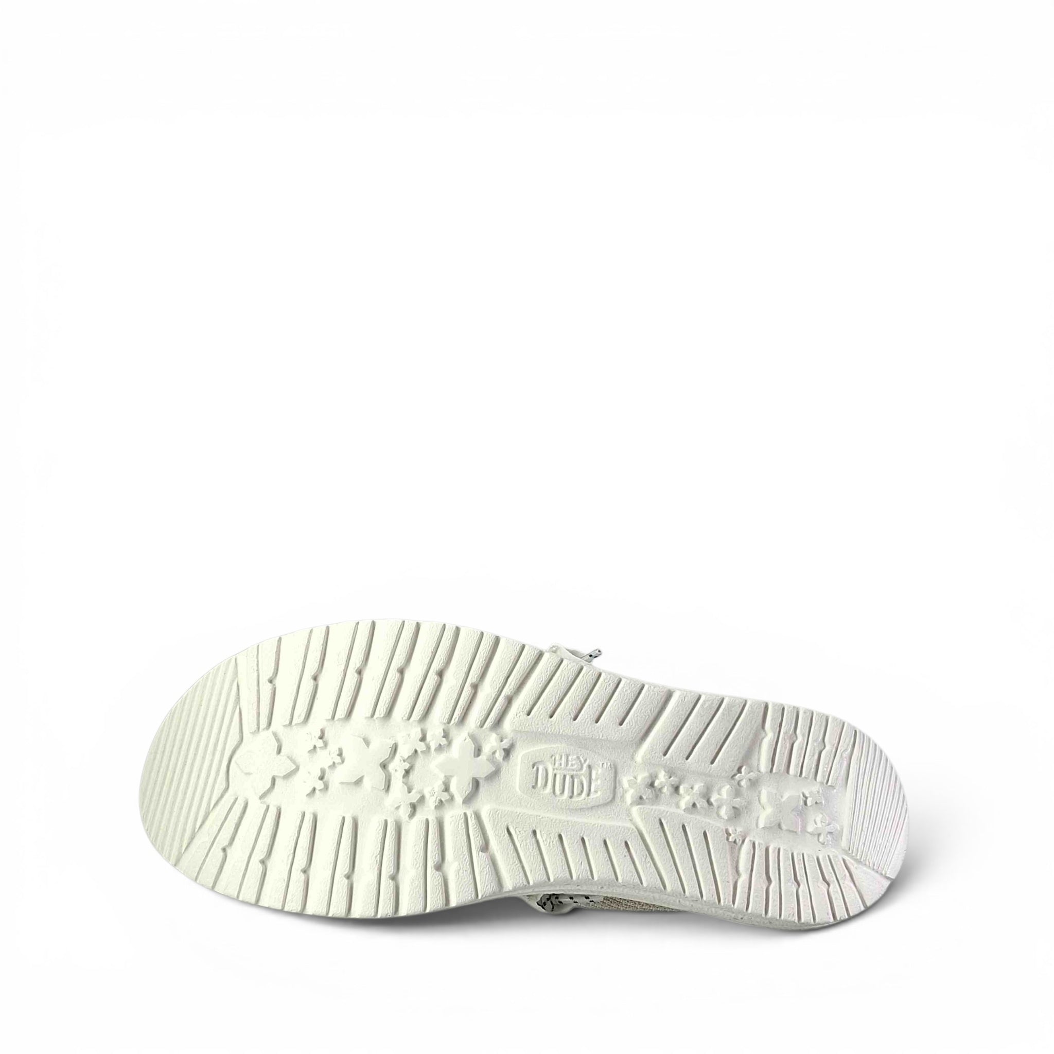 Dude Wally Sport Mesh Scarpe Basse Senza Stringhe da Uomo – 40403 WHITE