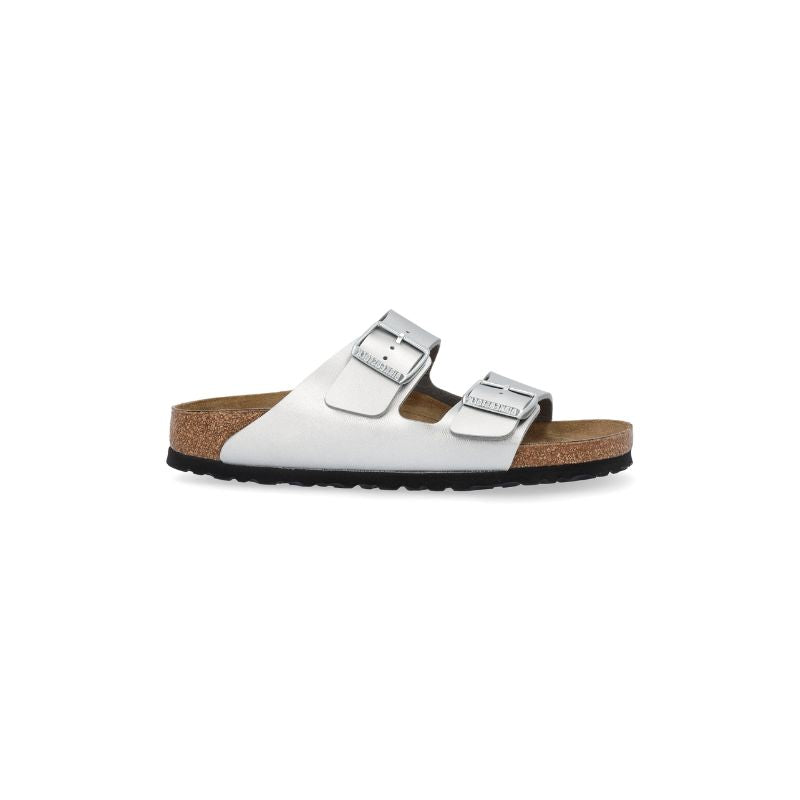 Birkenstock Ciabatte Basse Arizona da Donna – Argento
