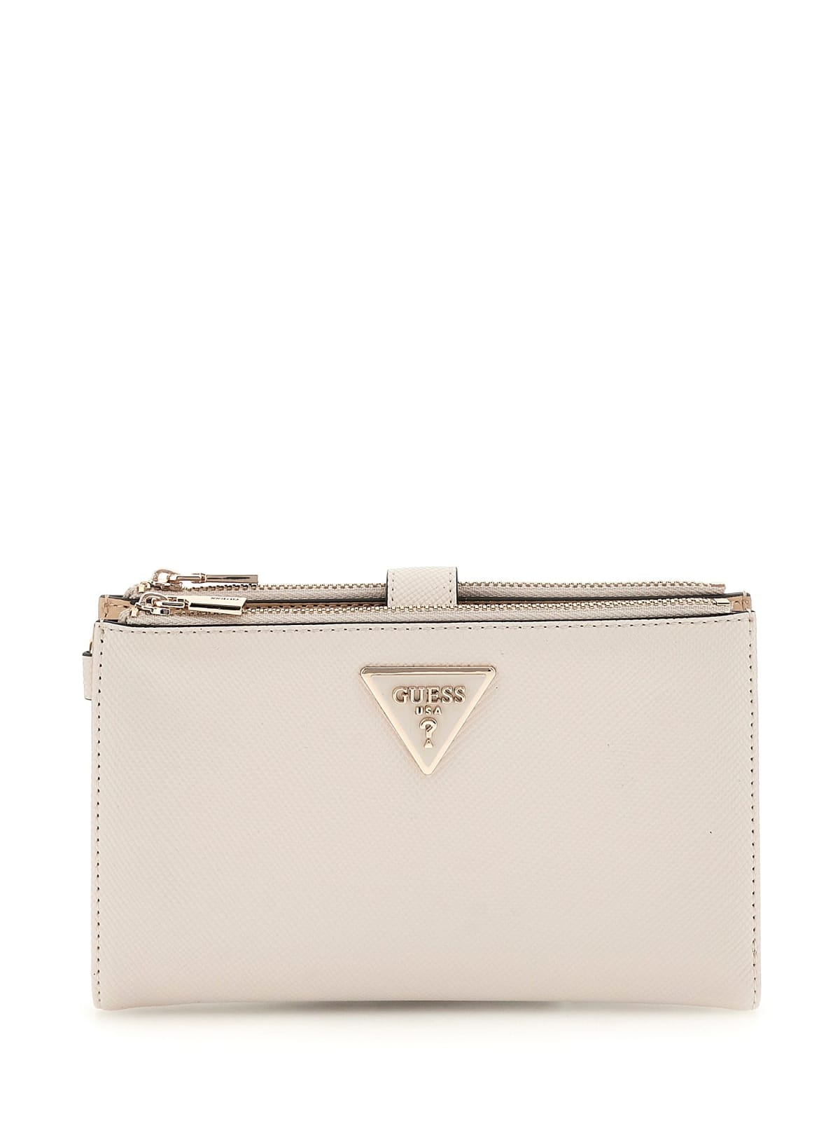 Guess Portafogli Grandi Laurel Slg Dbl Zip Organizer da Donna – Multicolor