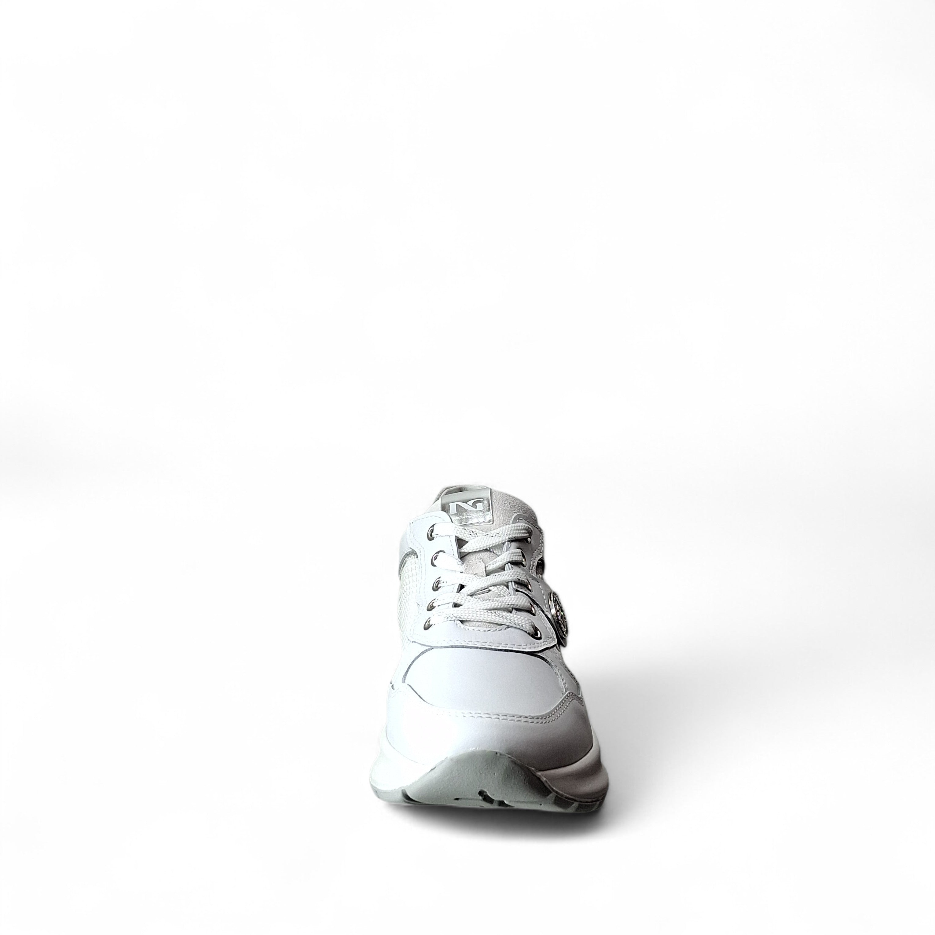Nero Giardini Nina Sneakers Basse da Donna – Bianco - E615180 D 707