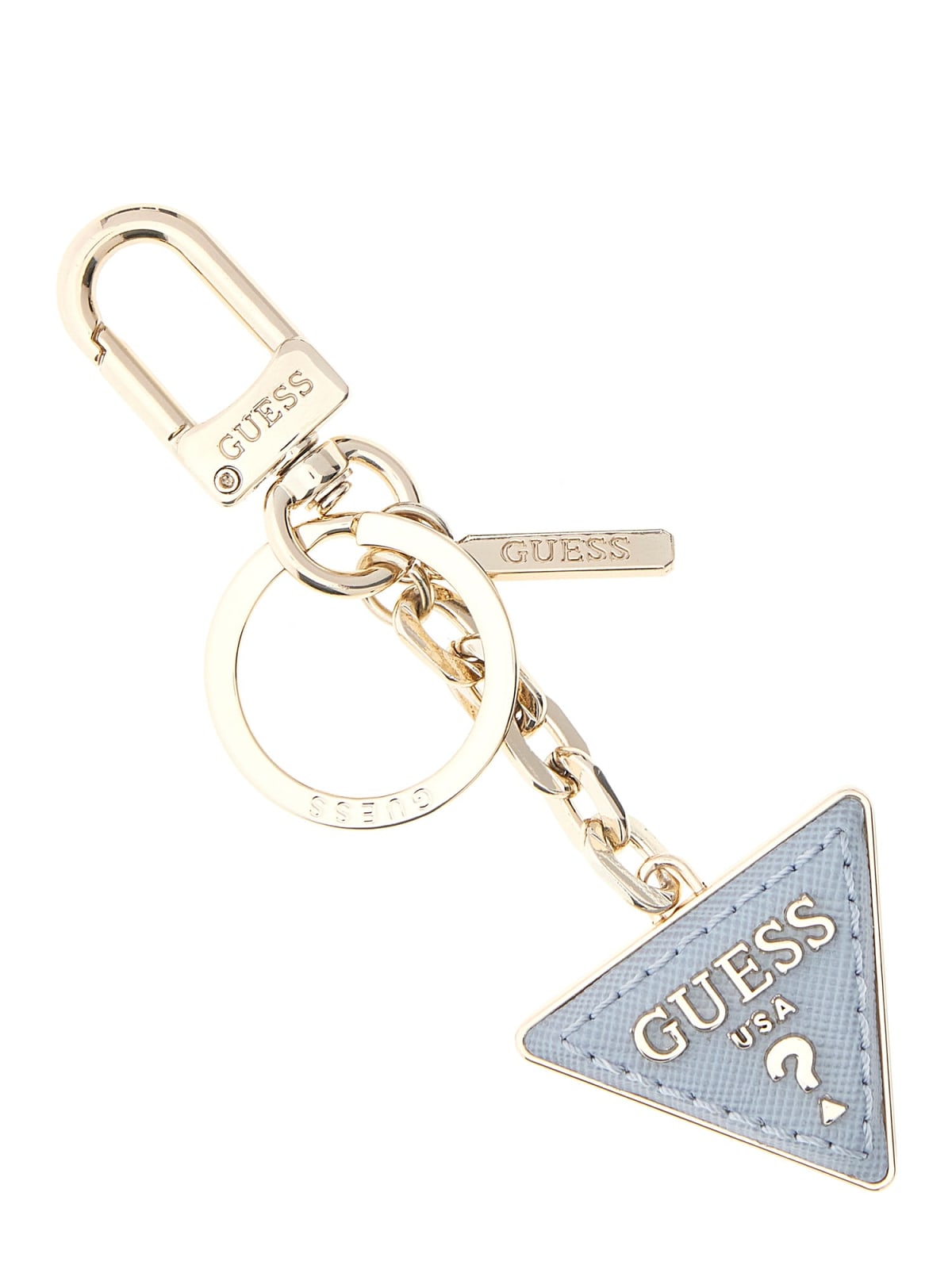 Guess Shopping Strutturate Keyring da Donna – Blu