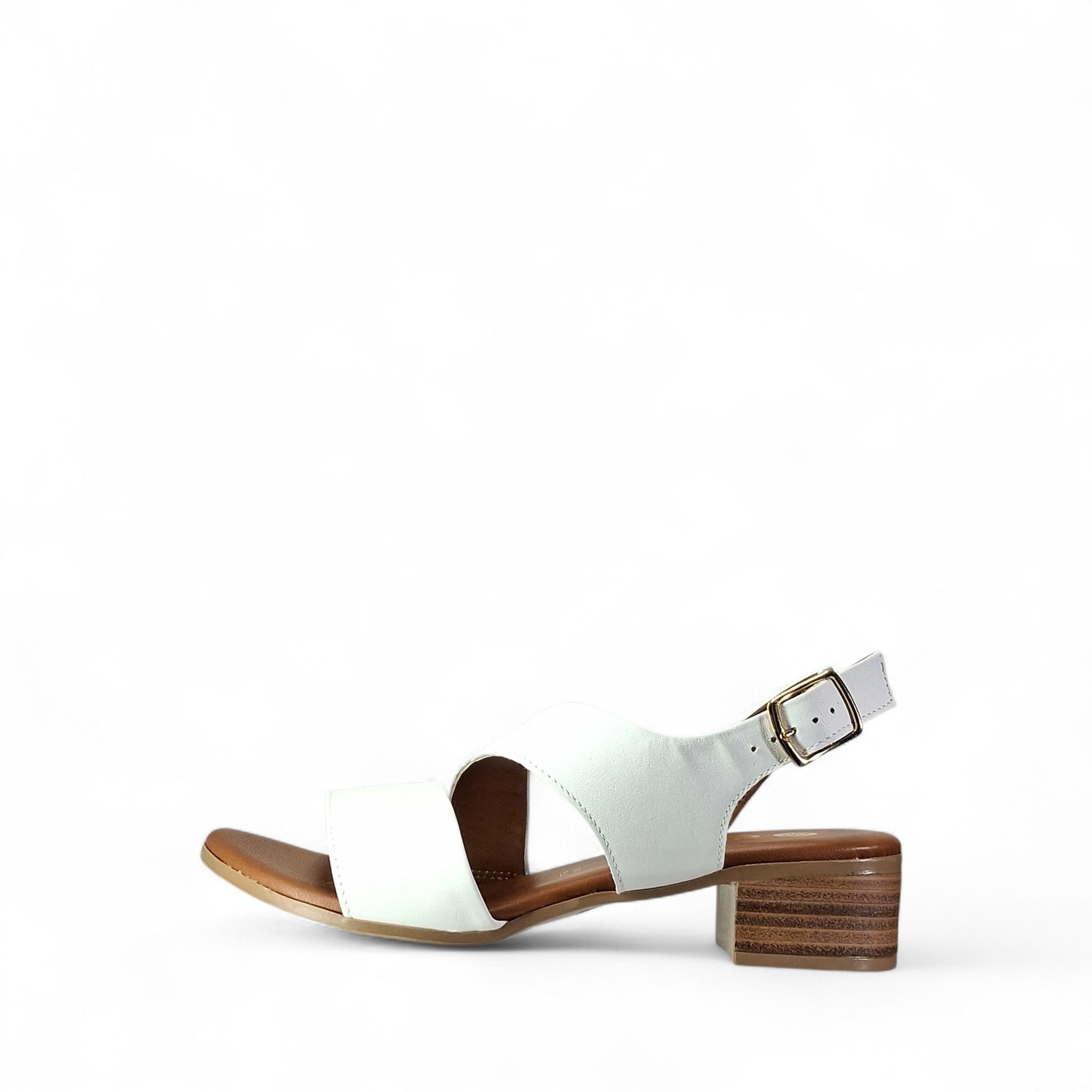 Dorea Mr Sandali con Tacco da Donna – Bianco - MR243080PET