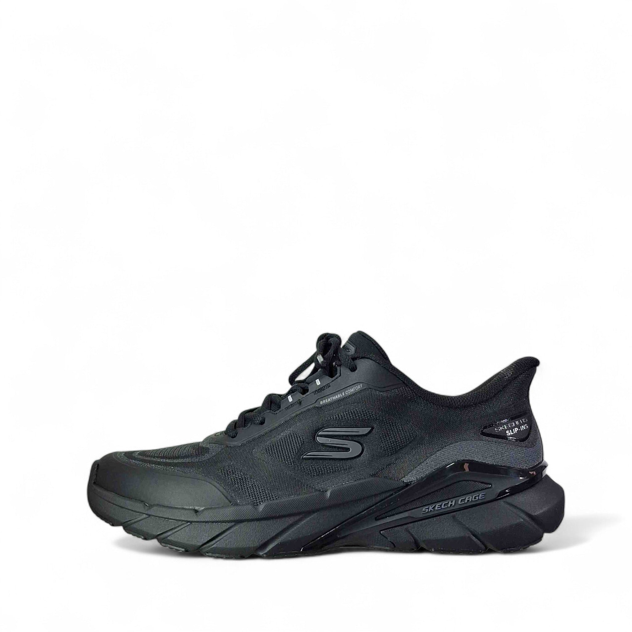 Skechers Skech Cage Sportive Casual Non Stringate da Uomo – Nero - 233272 BBK