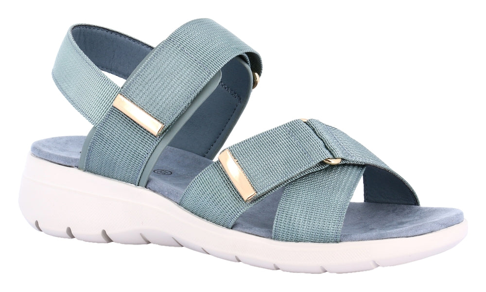 Grunland Sandali con Zeppa Sa da Donna – Beige