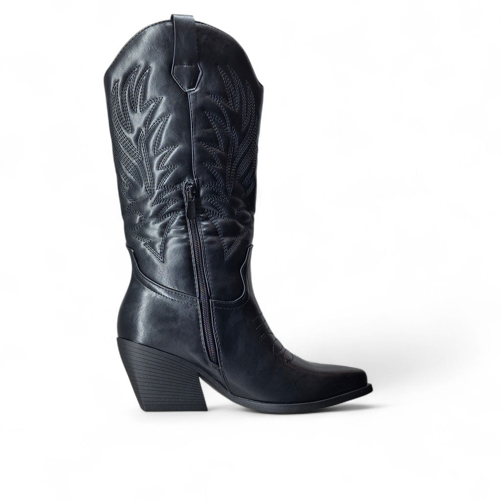 Galia Stivali Texani da Donna – Nero