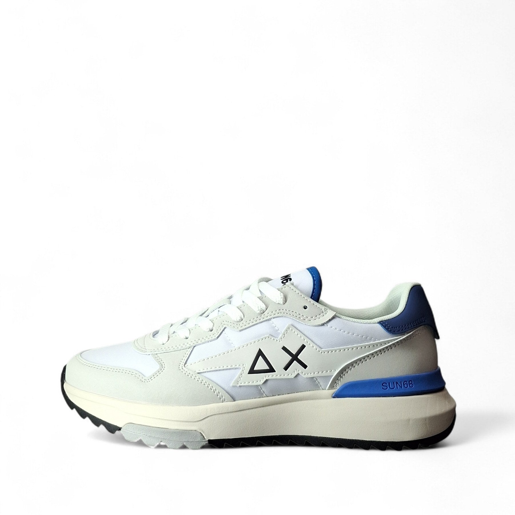 Sun68 Niki Sneakers Basse da Uomo – Bianco - BZ36121 BIANCO