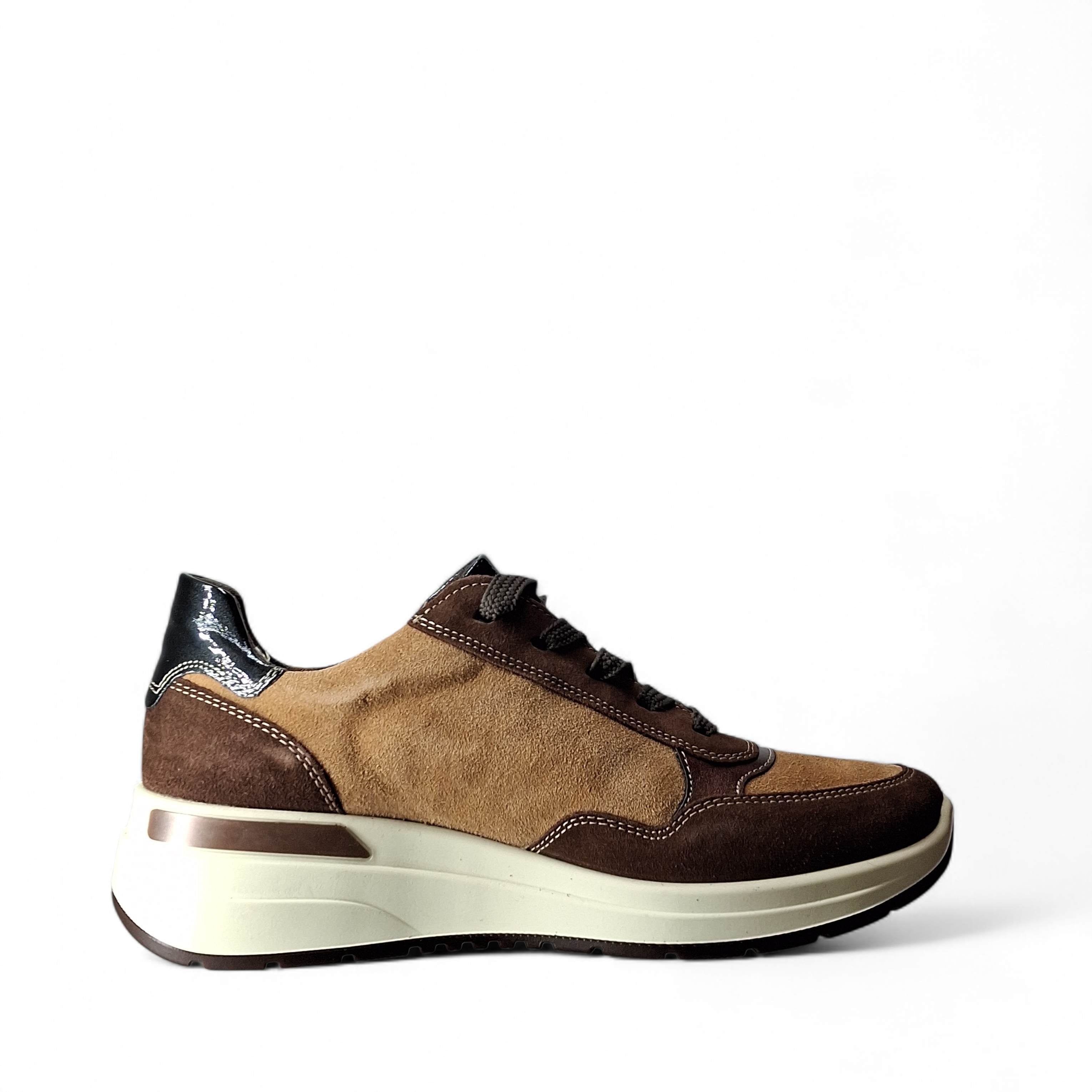 Ara Garda Sneakers Basse da Donna – Moka - 1257702-26
