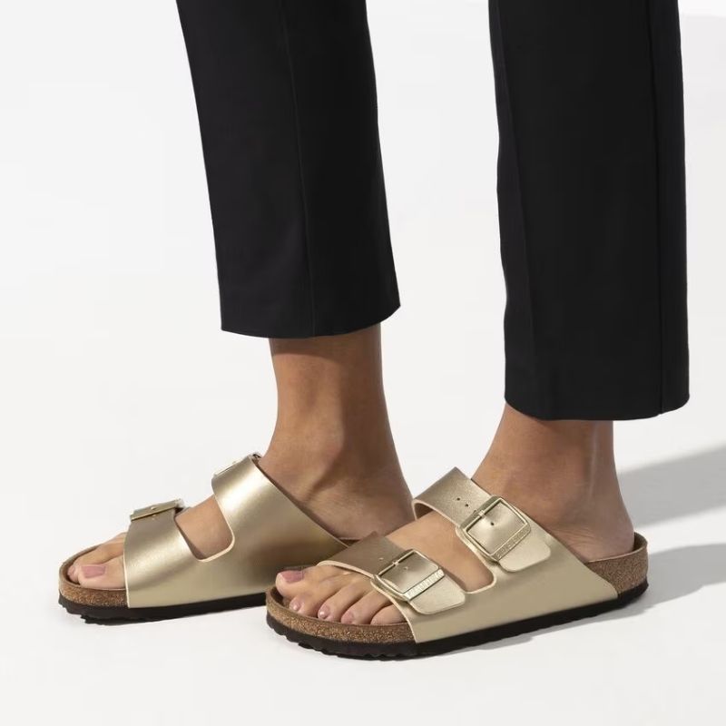 Birkenstock Ciabatte Basse Arizona da Donna – Oro