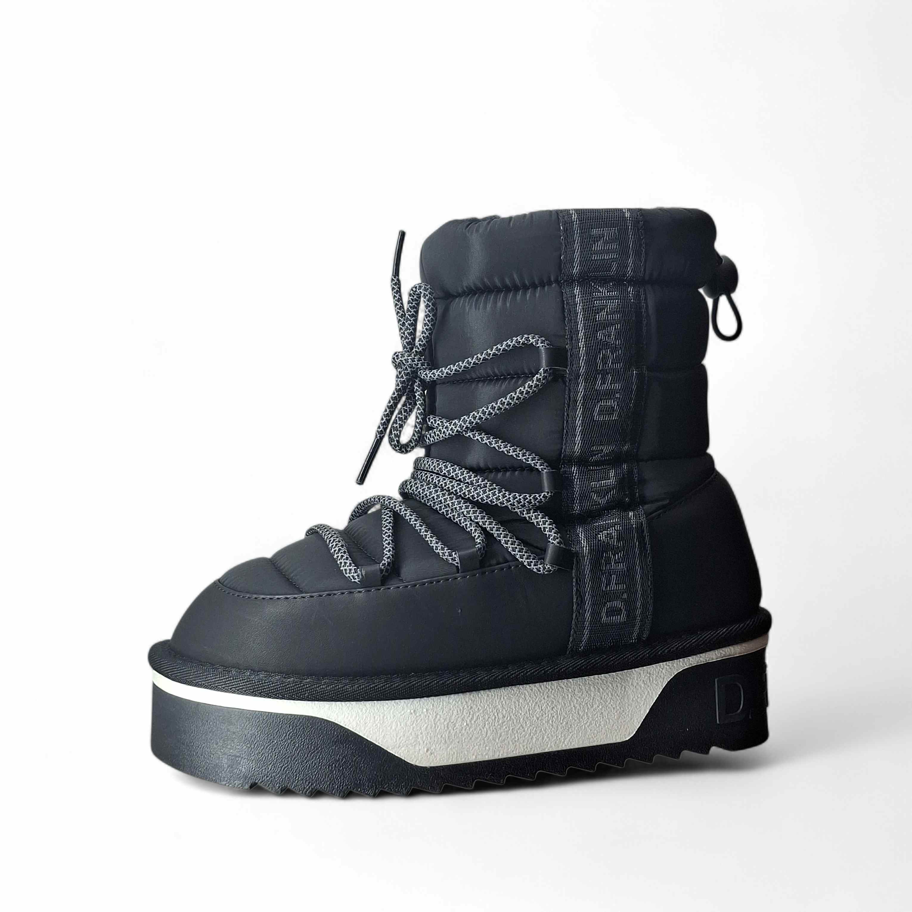 D.Franklin Stivaletti con Pelo da Donna – Nero