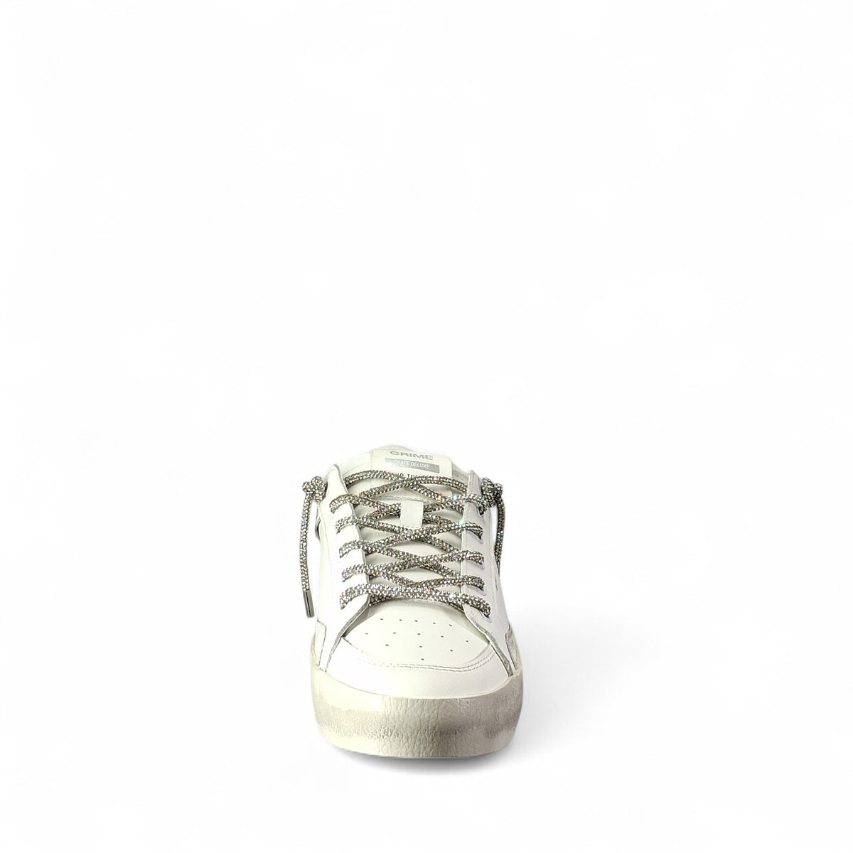 Crime London Distressed Sneakers Basse da Donna – Bianco - foto 3