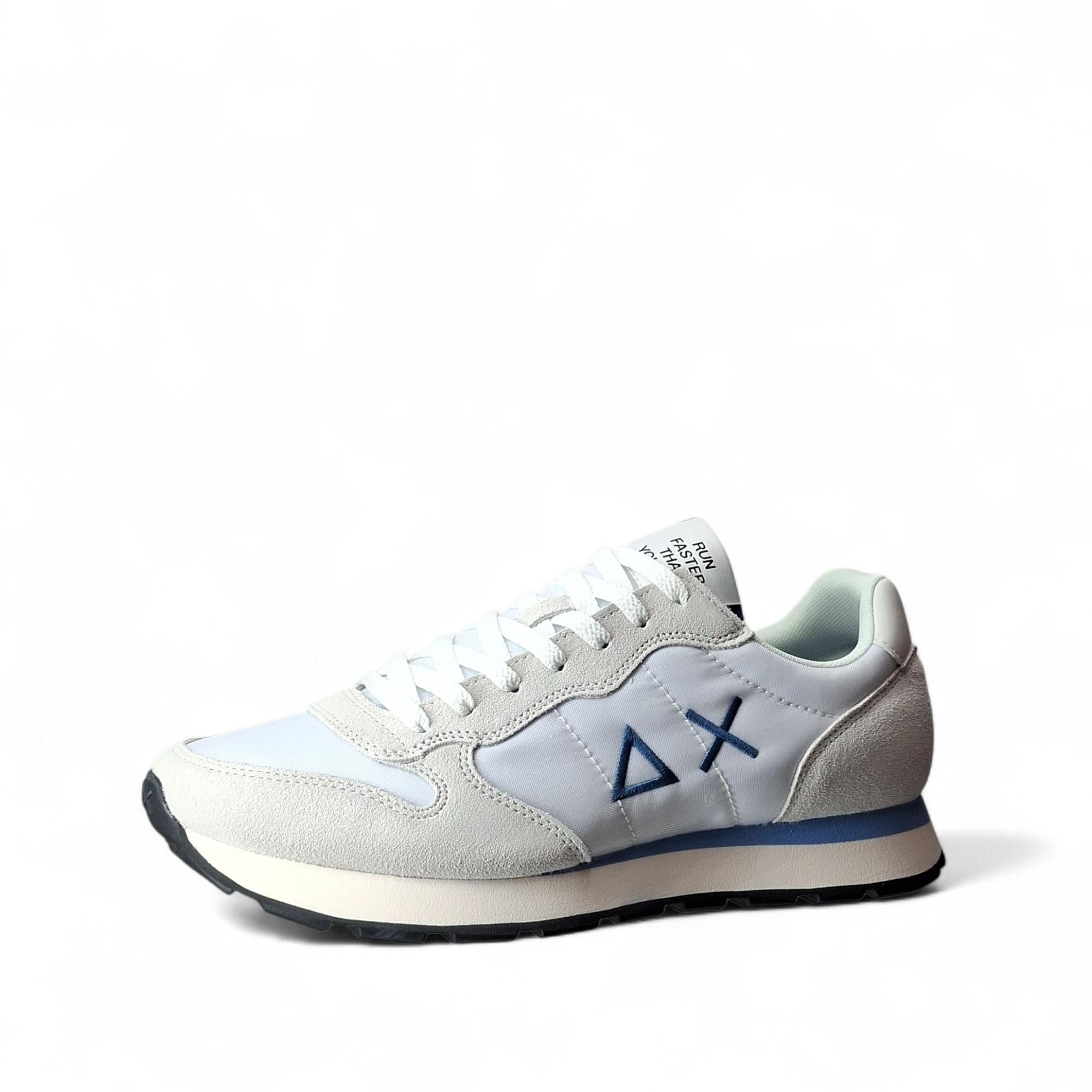 Sun68 Tom Solid Sneakers Basse da Uomo – Bianco - BZ36101 BIANCO