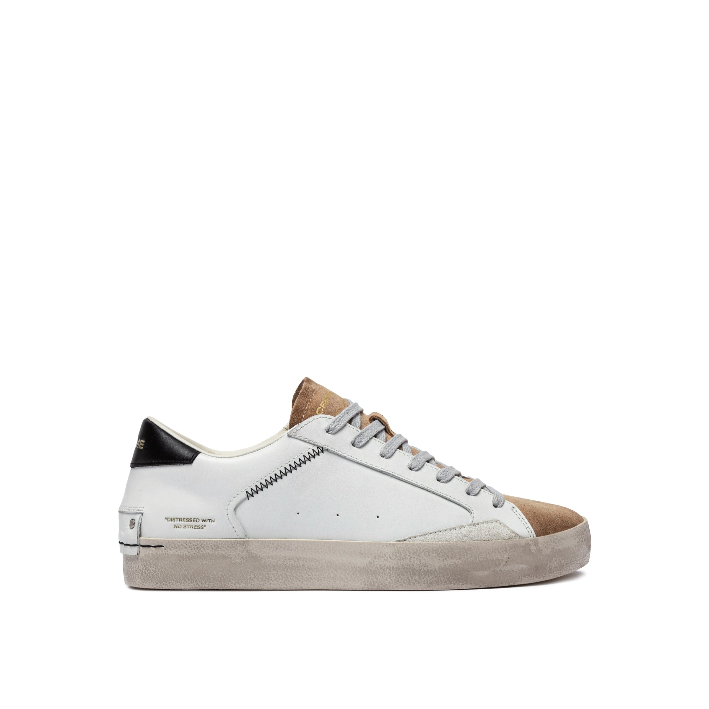Crime London Scarpe Basse Stringate da Uomo – Bianco