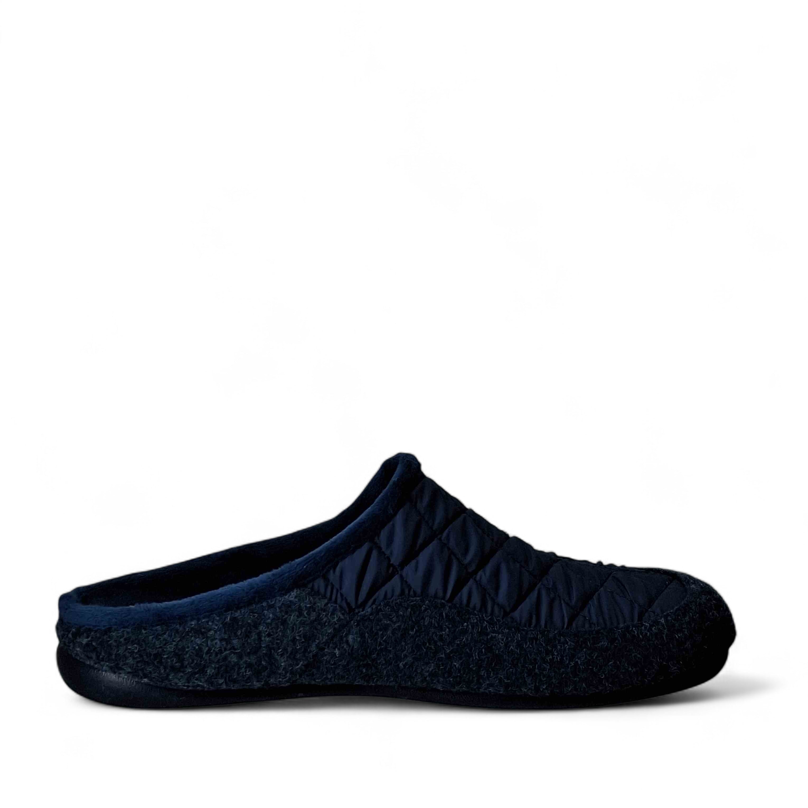 Tratti Di Donna Pantofole Chiuse Tratti da Uomo – Blu