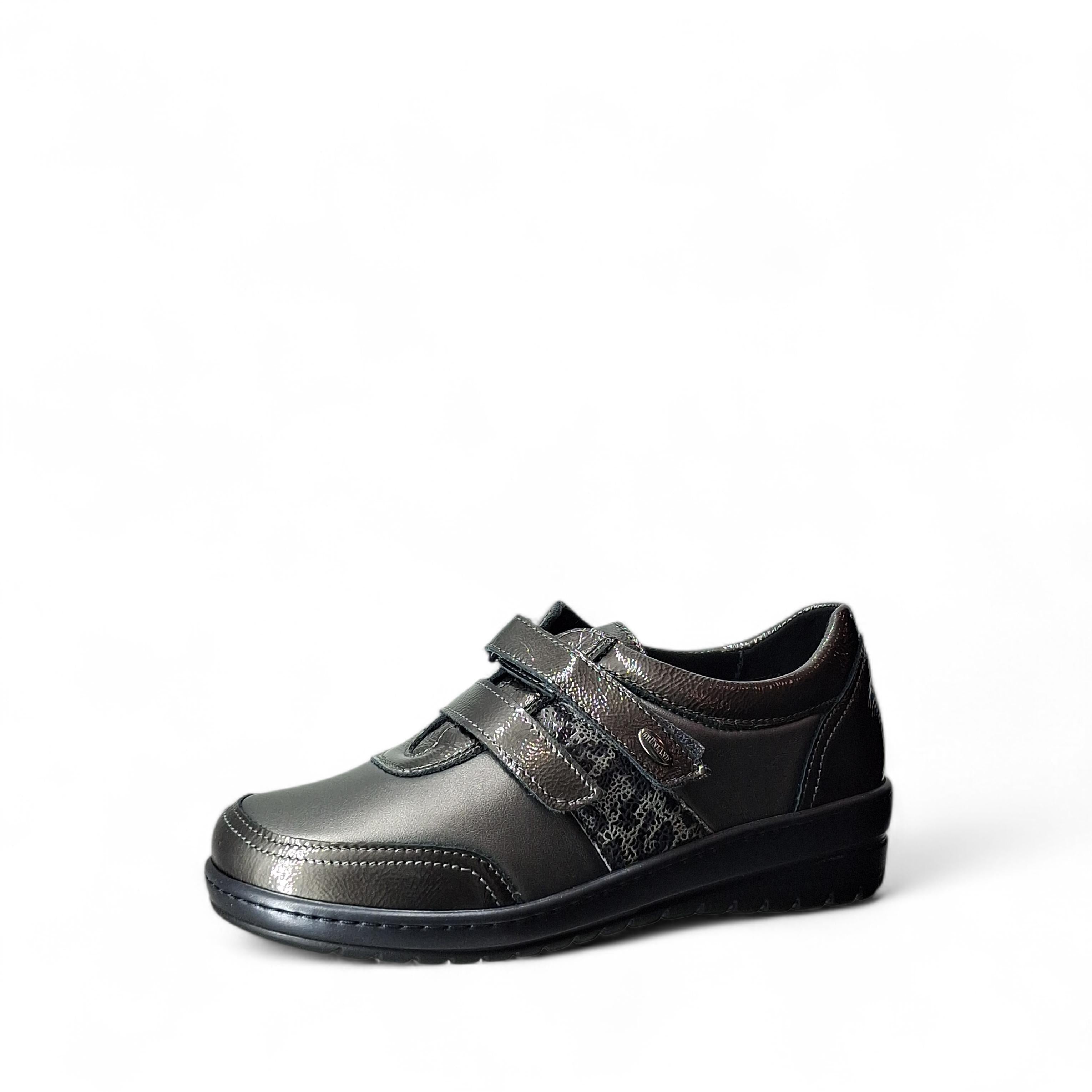 Grunland Scarpe Basse Senza Stringhe Sc da Donna – Antracite