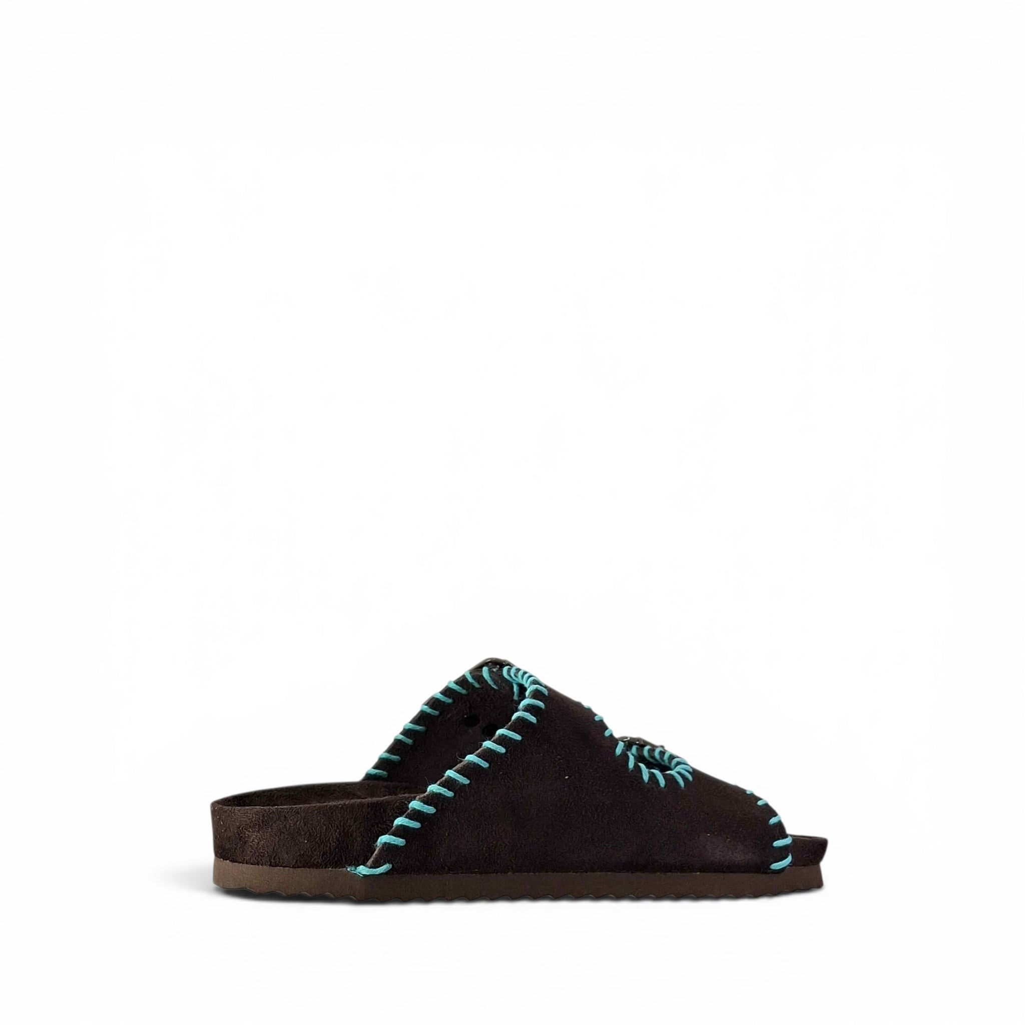 Colors Of California Suede Sandal With Stich Ciabatte Basse da Donna – HC BIO301N