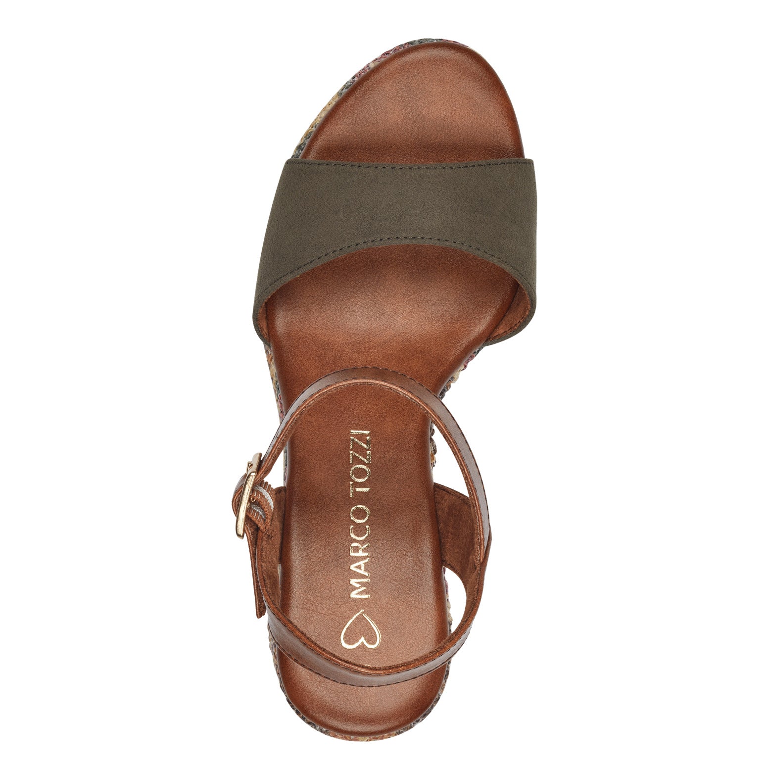 Marco Tozzi Feel Me Sandali con Tacco da Donna – Khaki - 2-28008-42-726