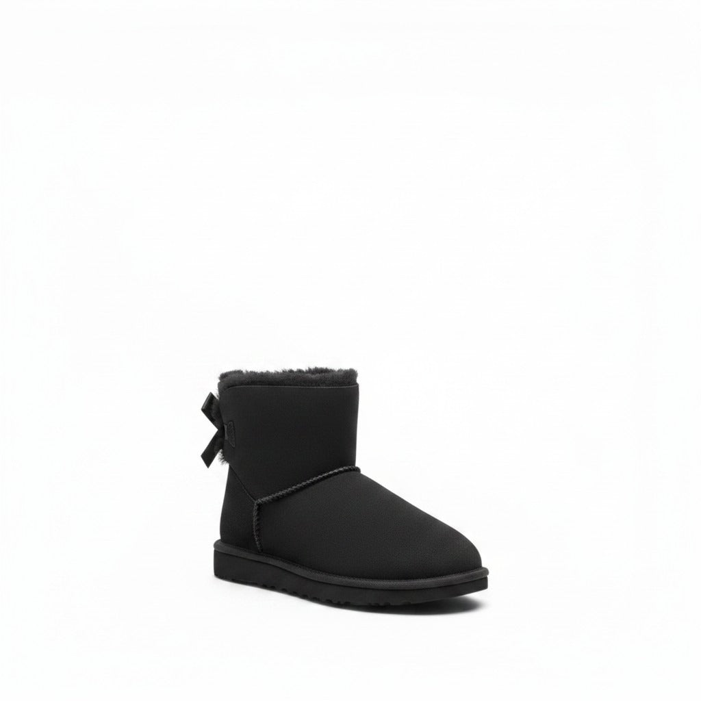 Ugg Mini bailey bow ii Stivaletti con pelo da Donna – UGSBLBOWMBK1016501W