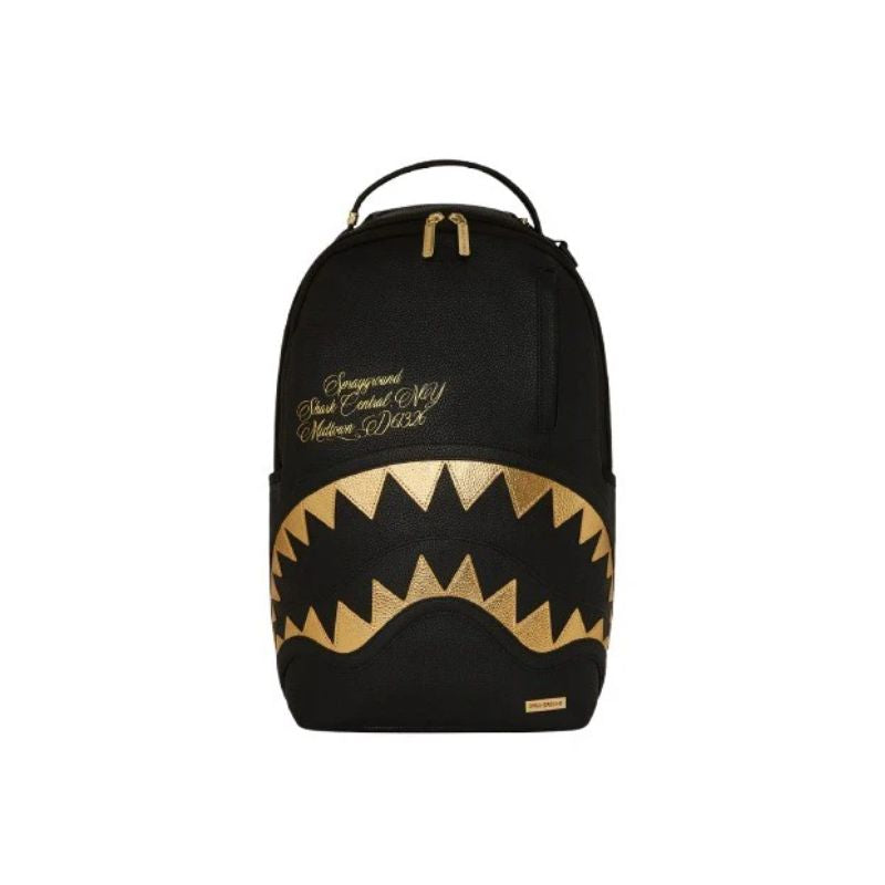 Sprayground Shark central gold dlxsv backp Zaini streetwear da Unisex – 910B7166NSZ