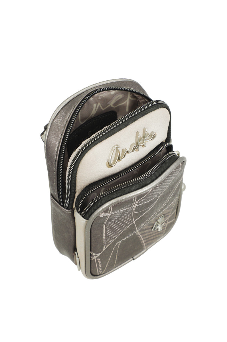 Anekke Mini Bolso Bandolera . da Donna – Grigio - 42813-907