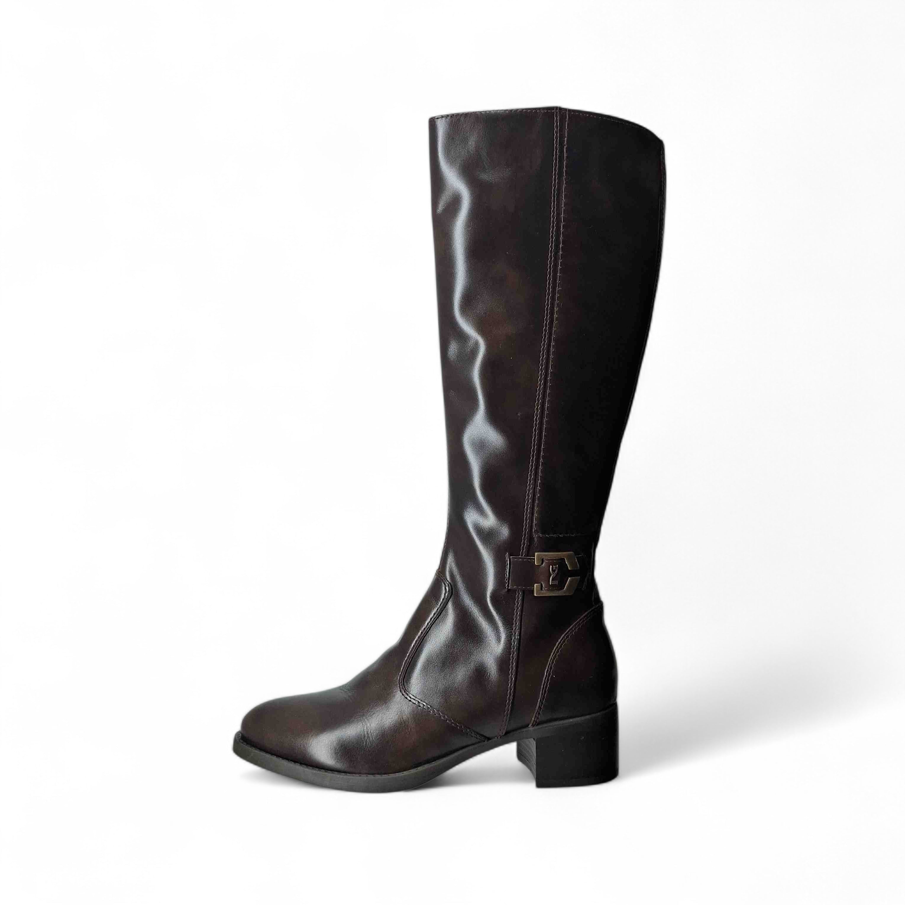 Nero Giardini Stivali con Tacco da Donna – Moro - I308800D 300