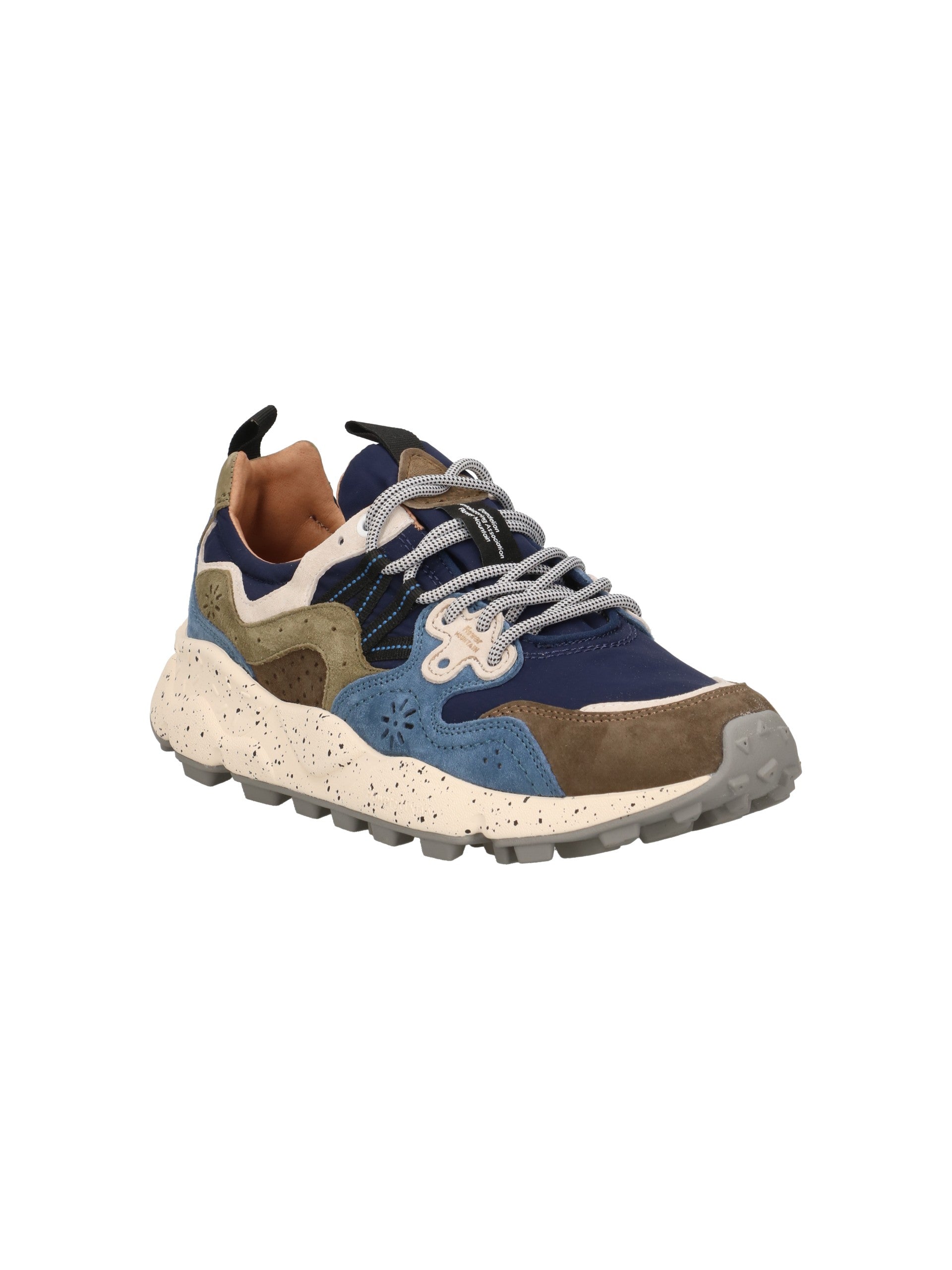 Flower Mountain Sneakers Basse Yamano da Uomo – Blu