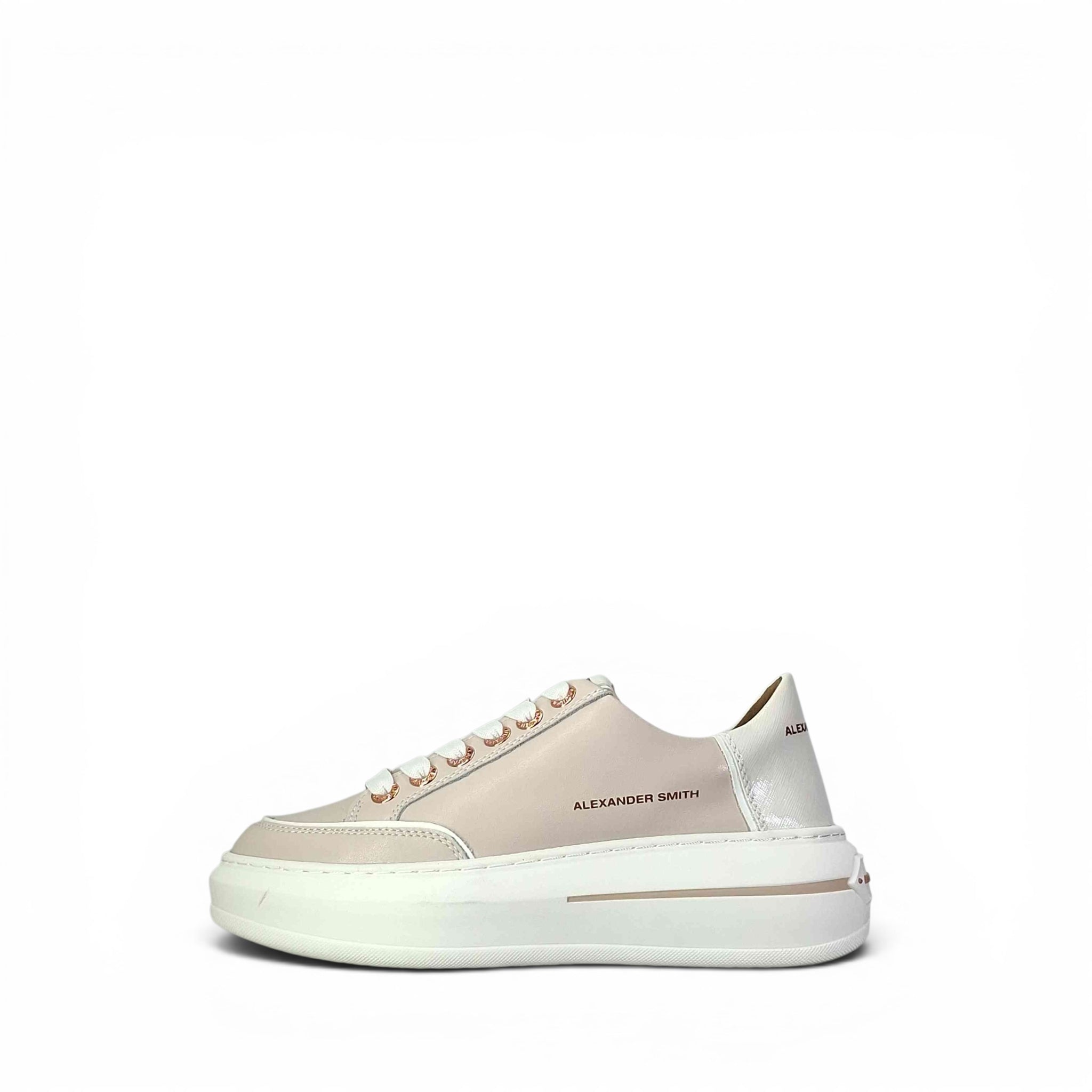 Alexander Smith Lancaster W Light Rose White Sneakers Basse da Donna – ASBBLSW 1808 LZW