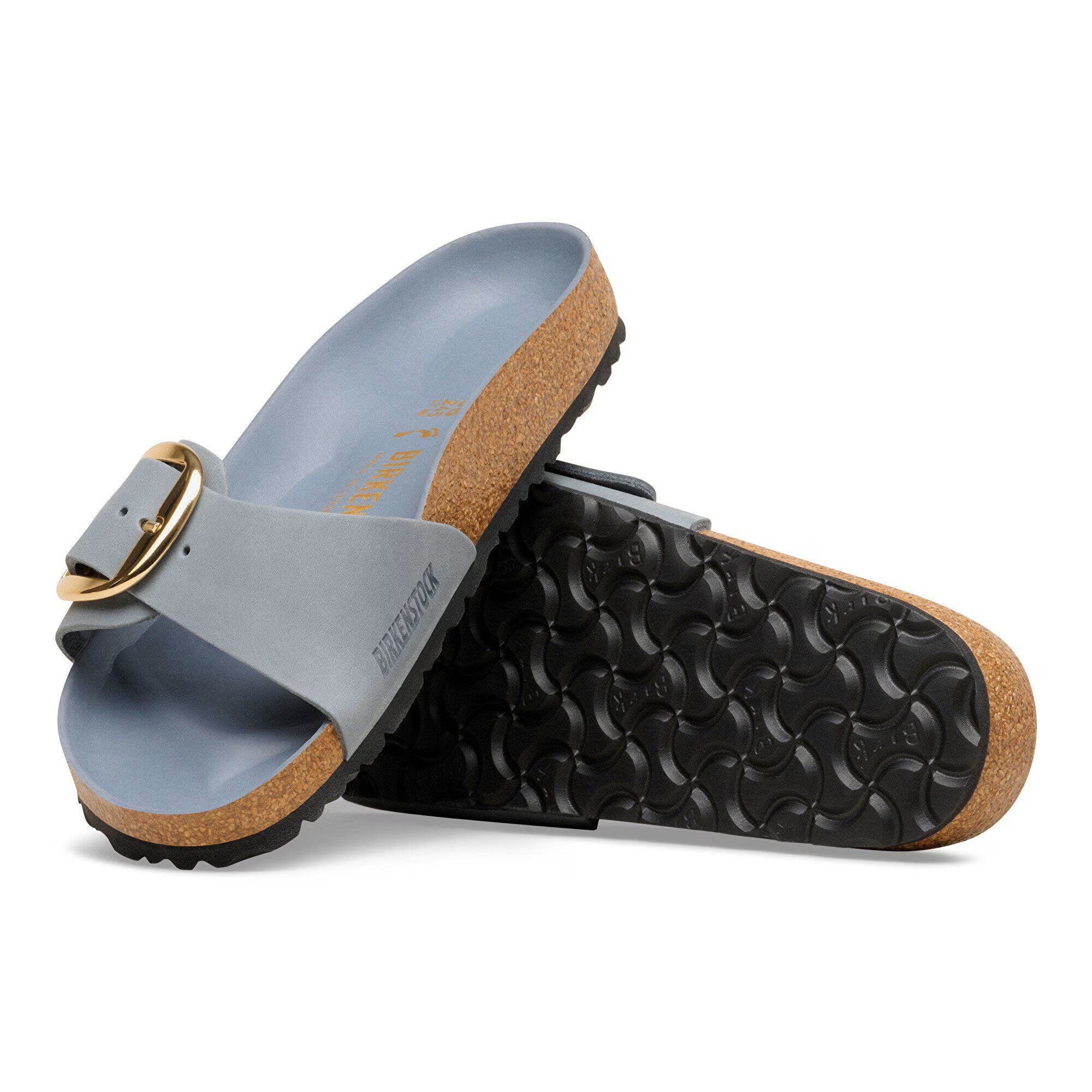 Birkenstock Madrid Ciabatte Basse Unisex – Grigio - MADRID1032090
