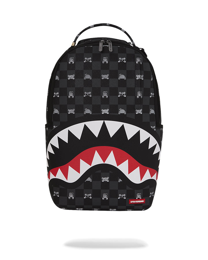 Sprayground Gray Peeking Character Zaini Streetwear da Unisex – 910B8872NSZ