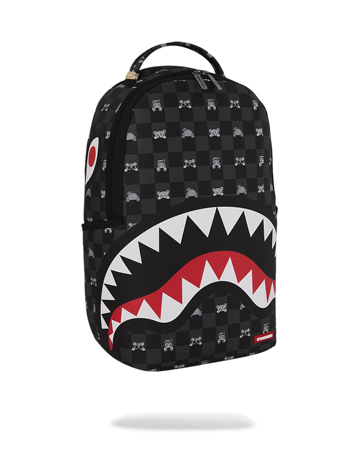 Sprayground Gray Peeking Character Zaini Streetwear da Unisex – 910B8872NSZ