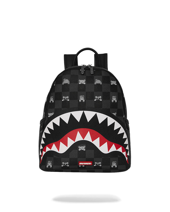 Sprayground Gray Peeking Character Zaini Streetwear da Unisex – 910B8908NSZ