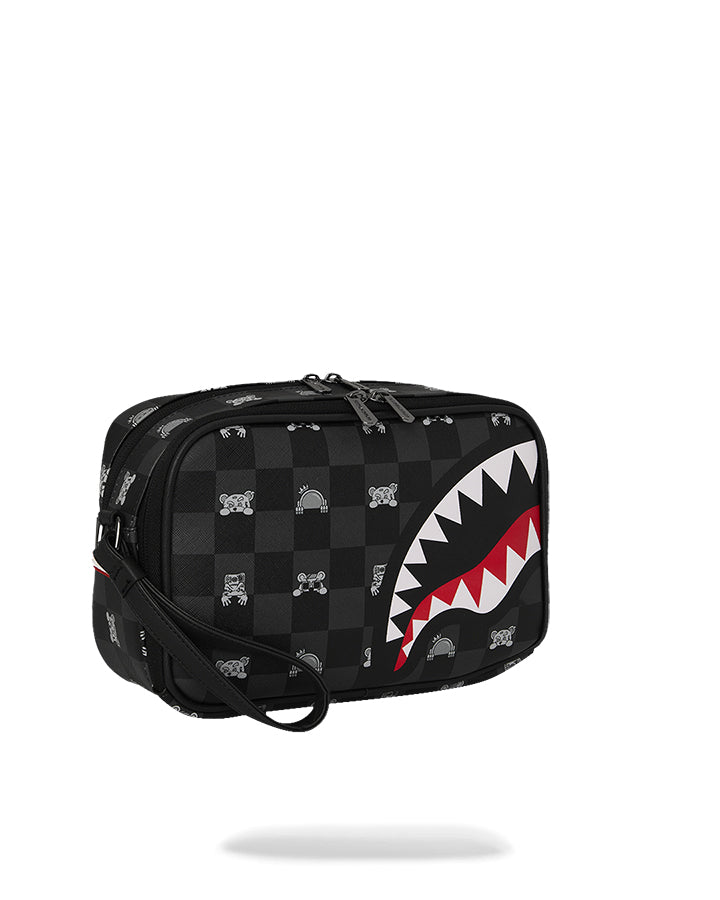 Sprayground Gray Peeking Character Marsupi da Uomo – Nero - 910B8914NSZ