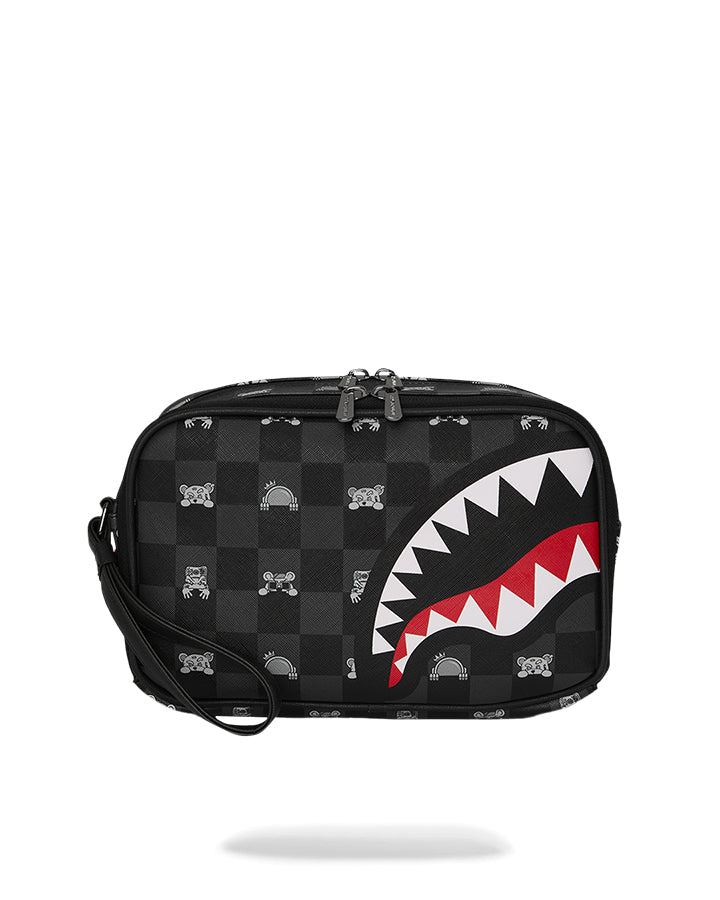 Sprayground Gray Peeking Character Marsupi da Uomo – Nero - 910B8914NSZ