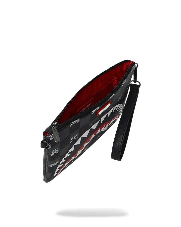 Sprayground Gray peeking character Pochette eleganti da Uomo – 910B8915NSZ