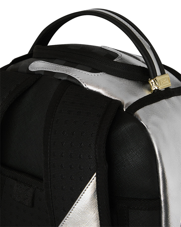 Sprayground Silver Side Drip Backpack Zaini Streetwear da Uomo – Nero - 910B8940NSZ
