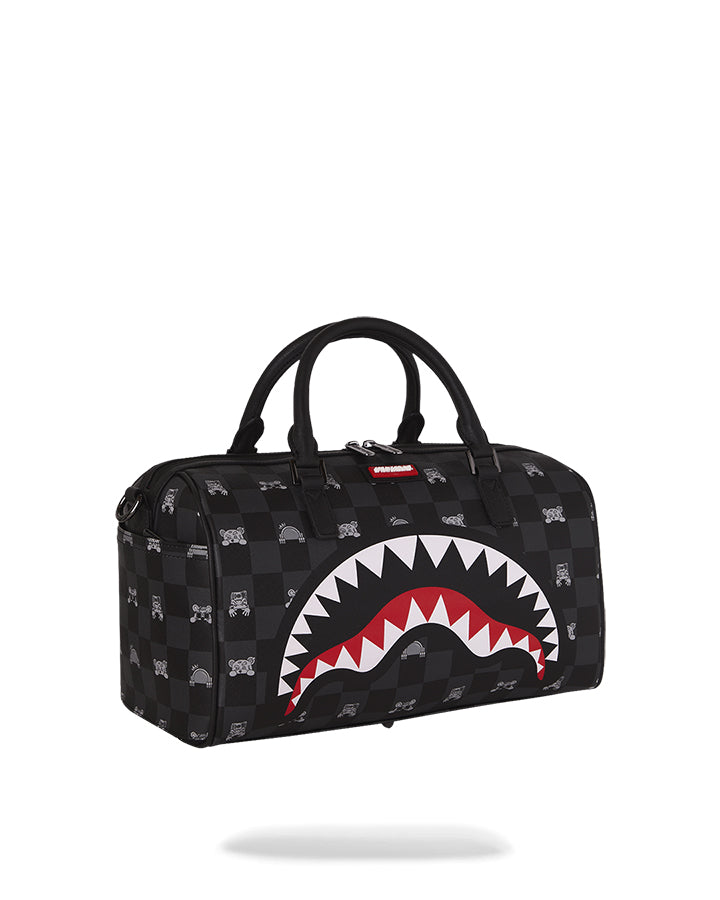 Sprayground Gray Peeking Character Spalla media da Uomo – Nero - 910D8911NSZ