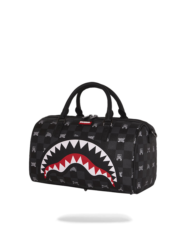 Sprayground Gray Peeking Character Spalla media da Uomo – Nero - 910D8911NSZ