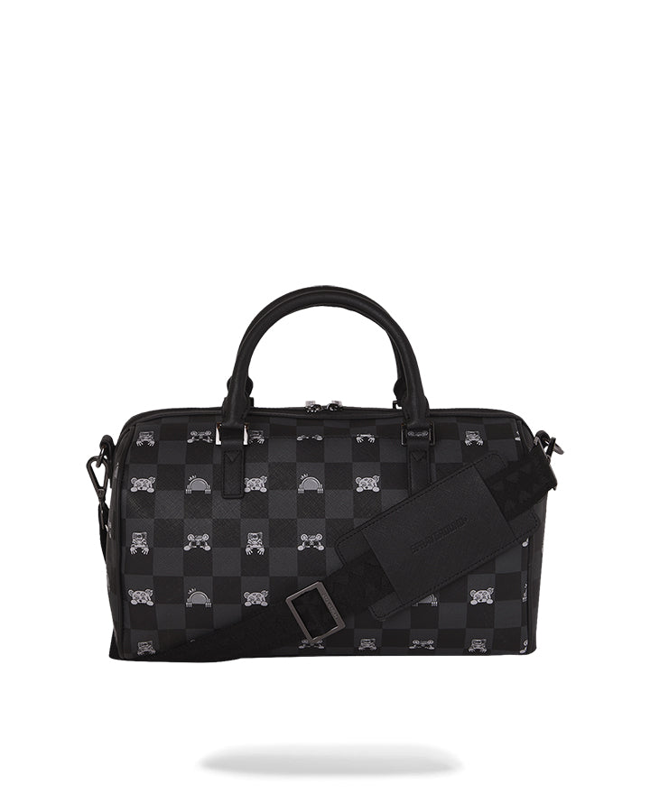 Sprayground Gray Peeking Character Spalla media da Uomo – Nero - 910D8911NSZ