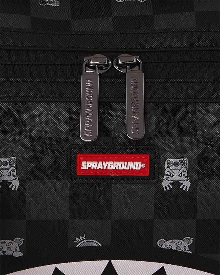Sprayground Gray Peeking Character Spalla media da Uomo – Nero - 910D8911NSZ